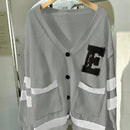 Unity 1 pieza blusa casual de mujer con bolsillo, manga larga, abotonadura frontal y parche de color liso