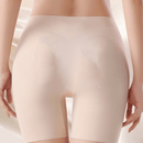 4 pares de pantalones de yoga sin costuras de control de abdomen de cintura alta, de seda de hielo que levanta y esculpe, pantalones cortos de seguridad triples sin enrollamiento