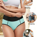 6 piezas de bragas de algodon para mujer con cintura alta y cobertura completa, suaves y transpirables