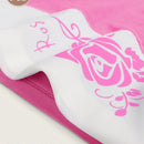 4 piezas de ropa interior de mujer de algodon con diseno de rosa, cintura alta, comoda y suave
