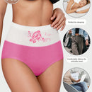 4 piezas de ropa interior de mujer de algodon con diseno de rosa, cintura alta, comoda y suave