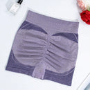 1 pieza shorts de yoga de cintura alta sin costuras amarillos, shorts comodos y transpirables con control de abdomen y levantamiento