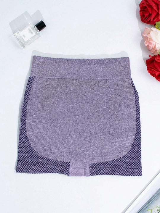 1 pieza shorts de yoga de cintura alta sin costuras amarillos, shorts comodos y transpirables con control de abdomen y levantamiento