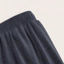 Slayr pantalones casuales de trabajo de estilo ancho con bolsillos y estampado floral gris para mujeres-c