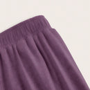 Slayr pantalones casuales de trabajo de estilo ancho con bolsillos y estampado floral gris para mujeres-c