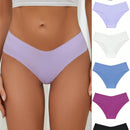 5 piezas de bragas sin costuras, ropa interior suave y comoda, elastica, para uso diario, lenceria y ropa interior de mujer