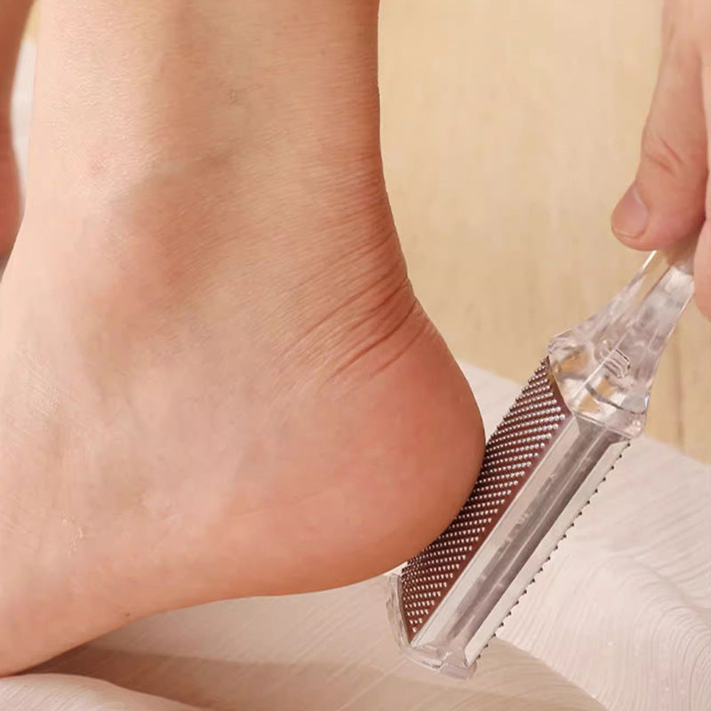 3-Pack Limpia pies, Herramienta de pedicura de doble cara, Exfoliante manual para eliminar piel muerta, Tratamiento de callos y durezas, Accesorio de cuidado de pies sin sulfatos para revitalización de piel suave