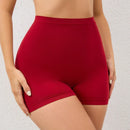 Pantalones cortos de seguridad de alta cintura, sin costuras, de moda, para deportes, yoga y fitness para mujeres