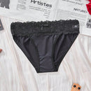 3 piezas de bragas para damas de media altura con encaje, comodas, frescas y sin rastro con diseno de triangulo