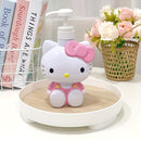 Dispensador de Jabón de Personaje de Dibujos Animados 3D de Sanrio - Gran Capacidad, Diseños de Hello Kitty, Kuromi, My Melody, Cinnamoroll, Botella de Plástico Fácil de Usar para Champú y Gel de Ducha, No Necesita Electricidad, 1 pieza