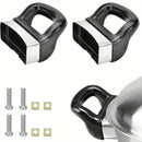 2 juegos de Mango de Soporte Lateral para Cocina, Mango de Oreja para Sartén de Presión, Mango Lateral Universal para Utensilios de Cocina, Mango de Oreja para Olla de Sopa y Olla a Presión, Mango de Reemplazo para Olla, Accesorios para Ollas