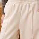 Aralina pantalon ancho estilo chandal con bolsillos y detalles de costura de pinzas