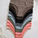 Conjunto de 9 piezas de bragas de mujer de unicolor, comodas y casuales