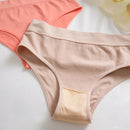Conjunto de 9 piezas de bragas de mujer de unicolor, comodas y casuales