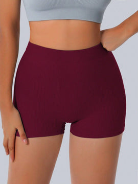 Set de 8 pantalones cortos tipo boyshort de cintura alta, transpirables, elasticos y comodos, de diseno simple, con ropa interior de costilla para mujer - lenceria y ropa interior esencial para uso diario