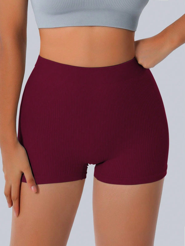 Set de 8 pantalones cortos tipo boyshort de cintura alta, transpirables, elasticos y comodos, de diseno simple, con ropa interior de costilla para mujer - lenceria y ropa interior esencial para uso diario