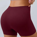 Set de 8 pantalones cortos tipo boyshort de cintura alta, transpirables, elasticos y comodos, de diseno simple, con ropa interior de costilla para mujer - lenceria y ropa interior esencial para uso diario