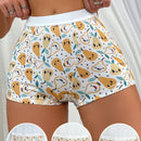 3 piezas/conjunto de bragas sin costuras sexys, calzoncillos simples y casuales de cintura baja, ropa interior femenina con estampado lindo y comoda