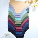 Conjunto de 12 piezas de ropa interior tipo bikini ondulada sin rastros, calzoncillos con forma de abanico, suaves y comodos, ropa interior para damas sexy de cintura baja que no se marca en la bottom