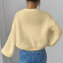 Essnce cardigan holgado y tejido suelto, manga larga informal para otono/invierno