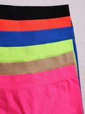 Paquete de 6 bragas tipo boxer informales y comodas de colores multiples, con efecto moldeador, para uso durante las cuatro estaciones, para mujeres