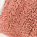Moosta cardigan informal de manga de globo con nudo delantero de unicolor para otono/invierno