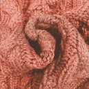 Moosta cardigan informal de manga de globo con nudo delantero de unicolor para otono/invierno