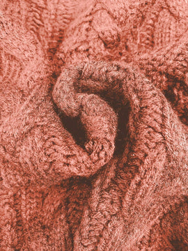 Moosta cardigan informal de manga de globo con nudo delantero de unicolor para otono/invierno