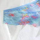 Tanga de encaje transparente y sexy con diseno de mariposa