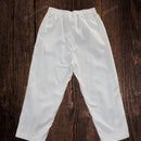Pantalones cortos blancos de mujer con bolsillos laterales, versatiles y artisticos, de estilo casual