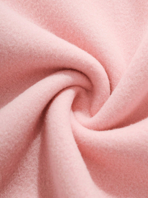 Lune sudadera con capucha informal para mujer con estampado de letra y pata de perro, para otono/invierno