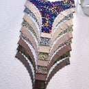 Paquete de 10 bragas con estampado de onda sin costuras para mujer, estampado de leopardo y unicolor, tejido suave y transpirable, ropa interior sexy para damas