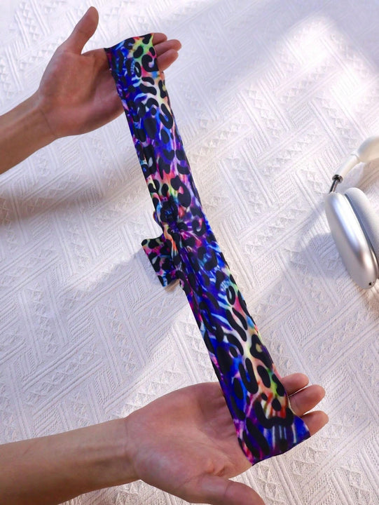 Paquete de 10 bragas con estampado de onda sin costuras para mujer, estampado de leopardo y unicolor, tejido suave y transpirable, ropa interior sexy para damas