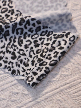 6 piezas de bragas femeninas sin costuras con borde ondulado triangular, ropa interior respirable y comoda con estampado de leopardo invisible