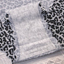 6 piezas de bragas femeninas sin costuras con borde ondulado triangular, ropa interior respirable y comoda con estampado de leopardo invisible