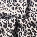 6 piezas de bragas femeninas sin costuras con borde ondulado triangular, ropa interior respirable y comoda con estampado de leopardo invisible