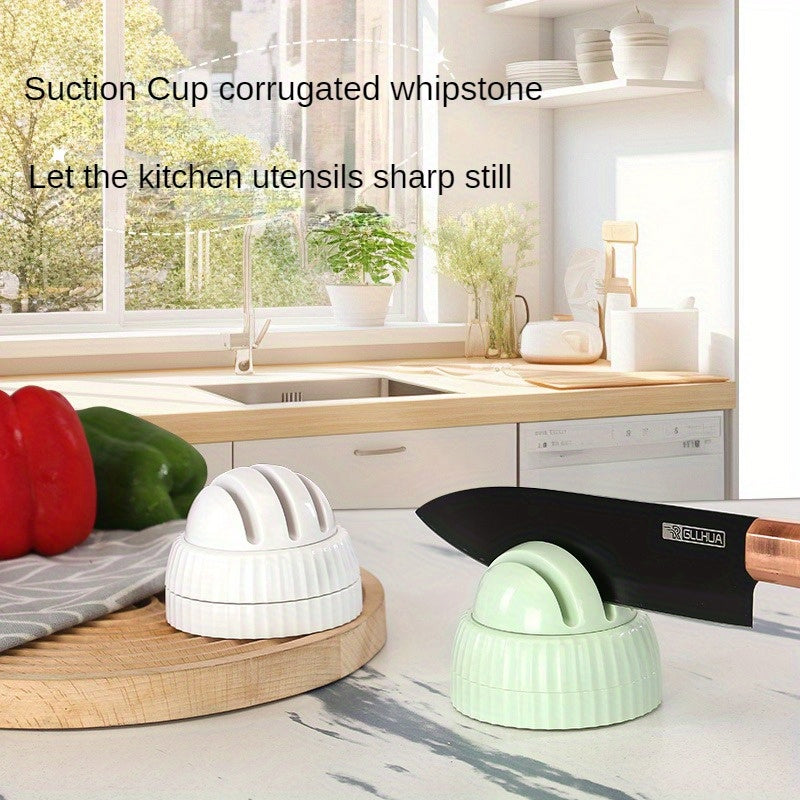 Afilador Manual Versátil - Afilado Rápido en 3 Etapas para Utensilios de Cocina, Material ABS Duradero