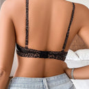 Camiseta de mujer con estampado de leopardo y empalme, con decoracion metalica, sujetador deportivo minimalista informal