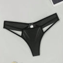 Ropa interior de mujer con diseno de tanga de cuero sexy, elegante y comoda