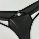 Ropa interior de mujer con diseno de tanga de cuero sexy, elegante y comoda
