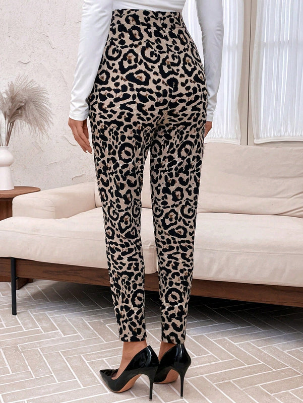 Emery rose pantalones casuales ajustados de unicolor para mujer, uso diario