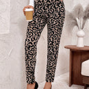 Emery rose pantalones casuales ajustados de unicolor para mujer, uso diario
