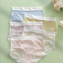 Set de 5 pantis sin costuras para mujer con diseno de nubes asimetrico y borde de cintura media