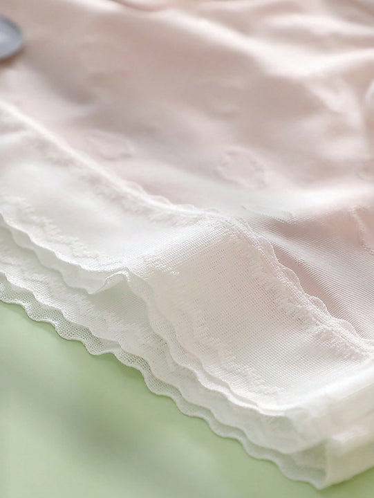 Set de 5 pantis sin costuras para mujer con diseno de nubes asimetrico y borde de cintura media