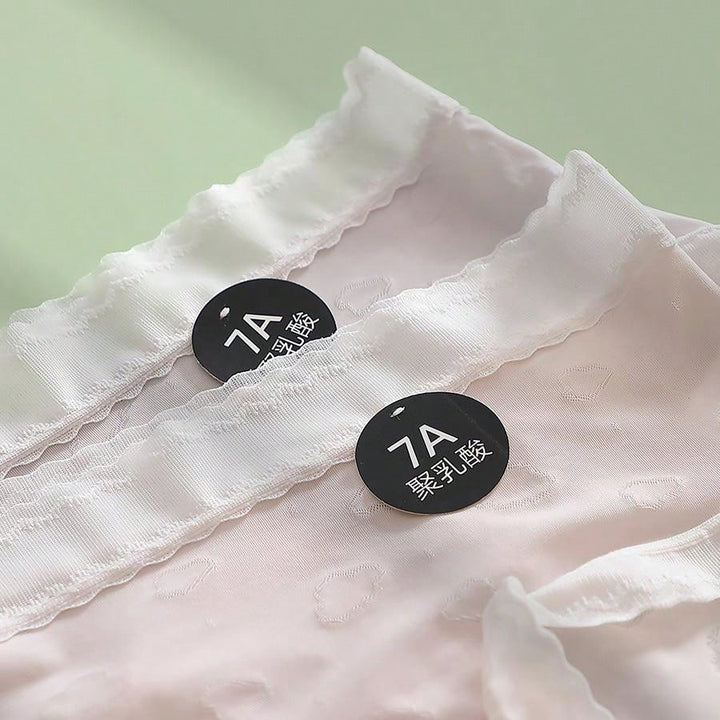 Set de 5 pantis sin costuras para mujer con diseno de nubes asimetrico y borde de cintura media