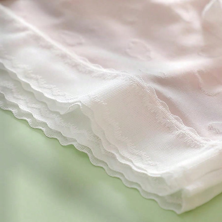 Set de 5 pantis sin costuras para mujer con diseno de nubes asimetrico y borde de cintura media