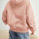 Ezwear sudadera informal con capucha y bolsillo con estampado de letras, para otono/invierno