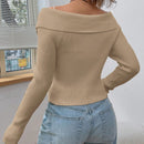 Ezwear chaqueta tipo cardigan de ajuste cenido con hombros descubiertos y cremallera