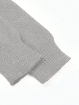 Nuevo cardigan de punto de manga larga informal con cuello en v y abotonado, color negro, para mujeres, adecuado como prenda de abrigo, estilo otono/invierno 2024