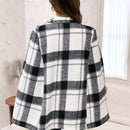 Emery rose ropa de otono para mujer, abrigo de lana con estilo de capa elegante para mujer, ropa de oficina para mujer